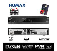 HUMAX TN7000 DEMODULATEUR SATELLITE HD TNTSAT HDMI AVEC CARTE VIACCESS TNTSAT (VALABLE 4 ANS) SUR ASTRA 19.2°