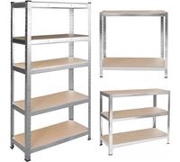 Humberg 4850 Étagère pour Charges Lourdes avec 5 tablettes en MDF 205 x 120 x 45 cm