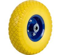 Humberg Roue de brouette Tubeless 3.00-4 jaune-bleu