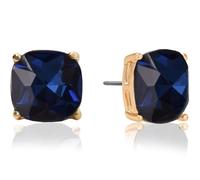 Humble Chic Grandes boucles d'oreilles à tige carrées pour femme - Grandes boucles d'oreilles dorées à paillettes, taille unique, Strass, Pas de gemme