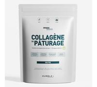 HUMBLE+ Collagène de Pâturage - Peptides de Collagène Bovin Type 1, Élevé en Plein Air, Neutre, 300 g - Hautement Biodisponible & Qualité Premium - 60 Portions