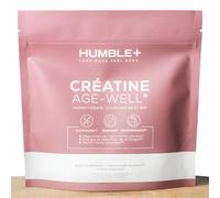 HUMBLE+ Créatine Glow Monohydrate - Complément Beauté & Énergie, Créatine + Collagène Marin + Acide Hyaluronique - Peau, Éclat & Vitalité - 30 Jours