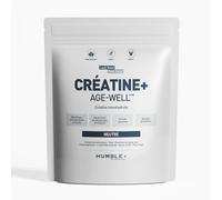HUMBLE+ Créatine Monohydrate Age-Well®, Supplément de Créatine Premium pour la Force Musculaire, l'Énergie et le Vieillissement Sain, Haute Biodisponibilité, Cliniquement Prouvé, 306g, 90 Portions