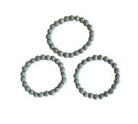 Humble Hilo Sari Jewelry Bracelet de perles en textile pour femme, One Size, Coton Bois, Pas de gemme