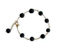 Humble Hilo Sari Jewelry Bracelet de perles en textile pour femme, One Size, Coton Bois, Pas de gemme