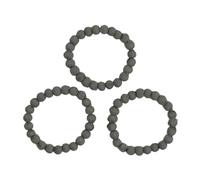 Humble Hilo Sari Jewelry Bracelet de perles en textile pour femme, One Size, Coton Bois, Pas de gemme