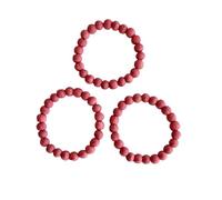 Humble Hilo Sari Jewelry Bracelet de perles en textile pour femme, One Size, Coton Bois, Pas de gemme