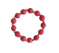 Humble Hilo Sari Jewelry Bracelet de perles en textile pour femme, One Size, Coton Bois, Pas de gemme