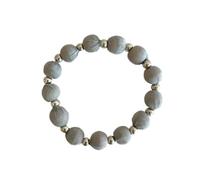 Humble Hilo Sari Jewelry Bracelet de perles en textile pour femme, One Size, Coton Bois, Pas de gemme