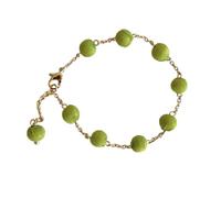 Humble Hilo Sari Jewelry Bracelet de perles en textile pour femme, One Size, Coton Bois, Pas de gemme
