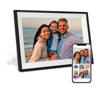 Humblestead Cadre Photo Numérique WiFi 10,1 Pouces écran Tactile Intelligent 1280x800 IPS, Rotation Automatique, Configuration à Distance Facile Via l'application AiMOR, Blanc