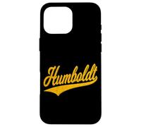 Humboldt County CA Varsity Script Maillot de Sport Classique Coque pour iPhone 16 Pro Max