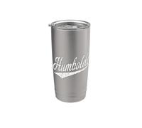 HUMBOLDT COUNTY CA VarSITY SCRIPT Maillot de sport classique Gobelet isotherme en acier inoxydable double paroi