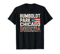 Humboldt Park Chicago Boricua Pride Midwest portoricain T-Shirt
