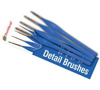 Detail Sable Brush Pack Sizes 00, 0, 1, 2 -
