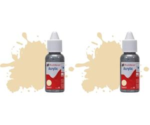 Humbrol Db0071 Peinture Acrylique NO71 Chêne Satiné, 14 ML (Lot de 2)