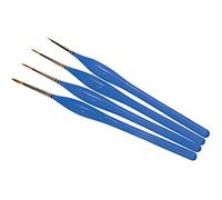 Humbrol Detail Pack de 4 00, Bleu, Sable Taille 0, 0, 1, 2 Pack de Pinceaux