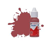 Humbrol Peinture Acrylique NO73 Wine Matt, Flacon Compte-Gouttes, 14 ml, Db0073