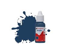 Humbrol Peinture Acrylique NO104 Oxford Blue Matt, Flacon Compte-Gouttes, 14 ml, Db0104