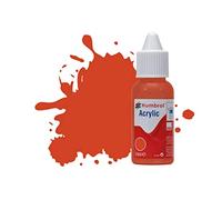 Humbrol Peinture Acrylique NO132 Rouge Satiné, Flacon Compte-Gouttes, 14 ML