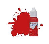 Humbrol Peinture Acrylique NO220 Rouge Italien, Flacon Compte-Gouttes, 14 ML