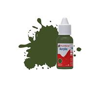 Humbrol Peinture Acrylique NO242 Rlm 71 Dunkelgrun Matt, Flacon Compte-Gouttes, Vert Foncé (de), 14 ml