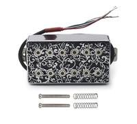 Humbucker de sortie, couvercle en laiton, Neck of piano | Ensemble de micros puissants pour Mustan, Humbucker à haut rendement pour différents niveaux de compétence