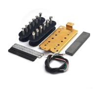 Humbucker Kit de micros à monter soi-même, double bobine de 50 mm en plastique pour projet de construction de guitare électrique, pièces d'assemblage faites à la main (50 mm)