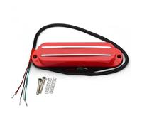 Humbucker Miniature Ou Micro À Simple Bobine Double Rail 9K Sortie 4 Canaux Alnico 2 Micro Électrique Simple Bobinage Alnico 5(Red)