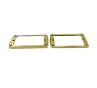 Humbucker pour guitare électrique avec métal, Gold | Construction en alliage réfléchissant pour une optimisation sonore multi-genres, qualité professionnelle, kit de