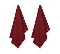 Humdakin Torchon écologique Humdakin 45x70 cm. lot de 2 Maroon