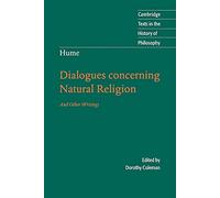 Hume: Dialogues Concerning Natural Religion: And Other Writings