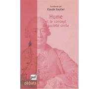 Hume et le concept de société civile - Claude Gautier - Puf - broché - Essai