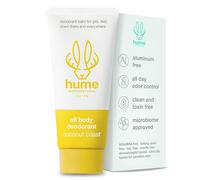 HUME SUPERNATURAL Déodorant Baume Invisible pour tout le corps, protection pour tout le corps, sans aluminium, sans bicarbonate de sodium, anti-odeurs, testé cliniquement