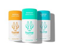 HUME SUPERNATURAL Déodorant sans aluminium pour femmes et hommes, probiotiques et légumes, absorbe l'humidité durable, propre et efficace (Desert Bloom, Bois d'ambre et After Rain)