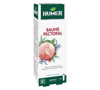 Humer - Baume pectoral confort respiratoire - Massage poitrine et dos - A partir de 3 ans - Tube 30ml
