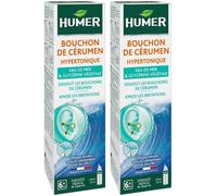 HUMER BOUCHON DE CÉRUMEN Spray auriculaire Goutte(S) Auriculaire(S) 2x50 ml