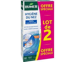 Humer Hygiène Du Nez Eau De Mer Hygiène Spray 2x150ml