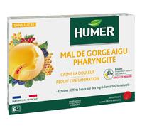 Humer Mal De Gorge Pharyngite Arôme Fruits Rouges 20 Pastilles