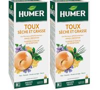 Humer - Sirop toux - Miel plantain réglisse - Soulage la toux sèche et grasse - Apaise l'irritation et hydrate la muqueuse - 99,7% d'ingrédients d'origine naturelle - 170 ml (Lot de 2)