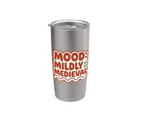 Humeur : humour passionné d'histoire médiévale modérée Gobelet isotherme en acier inoxydable double paroi