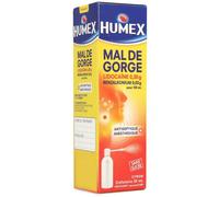 Humex Mal De Gorge Collutoire Lidocaïne Benzalkonium 0,30g/0,03g Pour 100ml 35ml