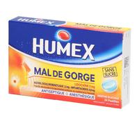 Humex Mal de Gorge Pastilles Menthe Glaciale Pastille(S) 24 pc(s)
