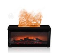 Humidificateur 10W 280ml Machine d'aromathérapie à flamme simulée 3D Avec télécommande Des traitement de l air