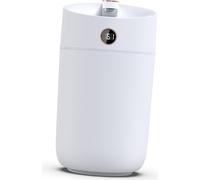 humidificateur 3L avec affichage de l'humidité Double buse Humidificateur à vapeur froide Humidificateur silencieux avec lumière de nuit colorée pour la chambre à coucher Humidificateur d'intérieur al