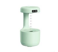 Humidificateur 800 ml avec fonction diffuseur d'arômes | Conception innovante suspendue, refroidisseur pour brouillard, alimentation USB, idéal pour les pièces sèches, vert moderne