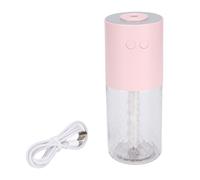 Humidificateur à brume fraîche avec 2 modes de pulvérisation, mini humidificateur portable ultra silencieux pour chambre ou bureau, lampe LED à