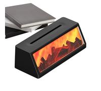 Humidificateur à Brume,Multifonction Pour Huiles Essentielles,Humidificateur d'Air Forme Poêle à Charbon Avec Éclairage LED 7 Couleurs | Pour Bureau Étagère Armoire Bibliothèque Support TV