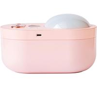 Humidificateur à double spray, lampe de projection de ciel étoilé, grand réservoir d'eau de 1L | arrêt automatique lorsque le niveau d'eau est bas | affichage numérique de la puissance | avec 2 feuill