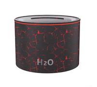 Humidificateur à effet flamme colorée, diffuseur d'huiles essentielles de 160 ml avec protection contre les pénuries d'eau pour une utilisation sûre (fissuré)